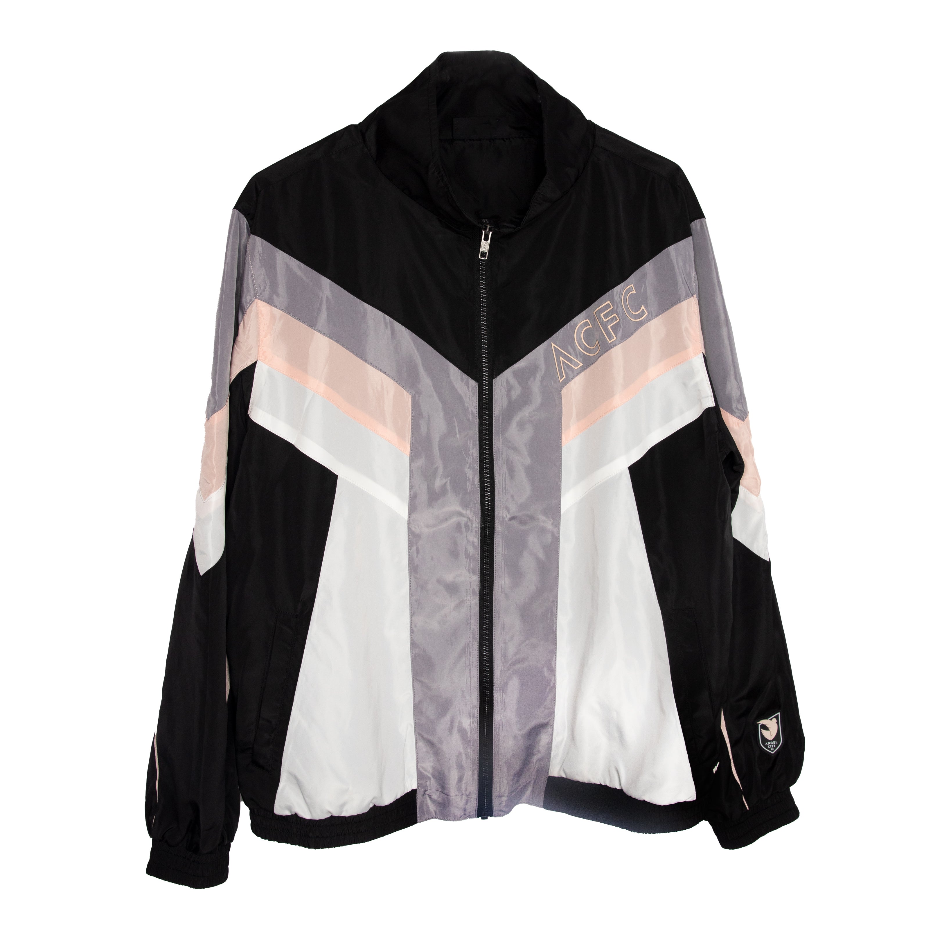 Angel City FC Wild Collective Unisex Colorblock Nylon Track Jacket