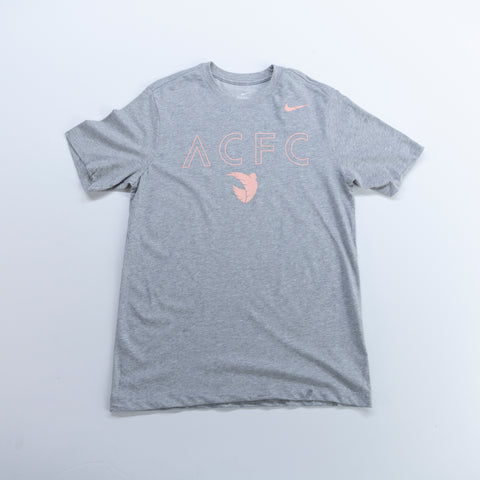 Angel CIty FC Nike Unisex Dark Heather Dri-Fit Cotton Short Sleeve Tee with Sol Rosa Wordmark and Emblem