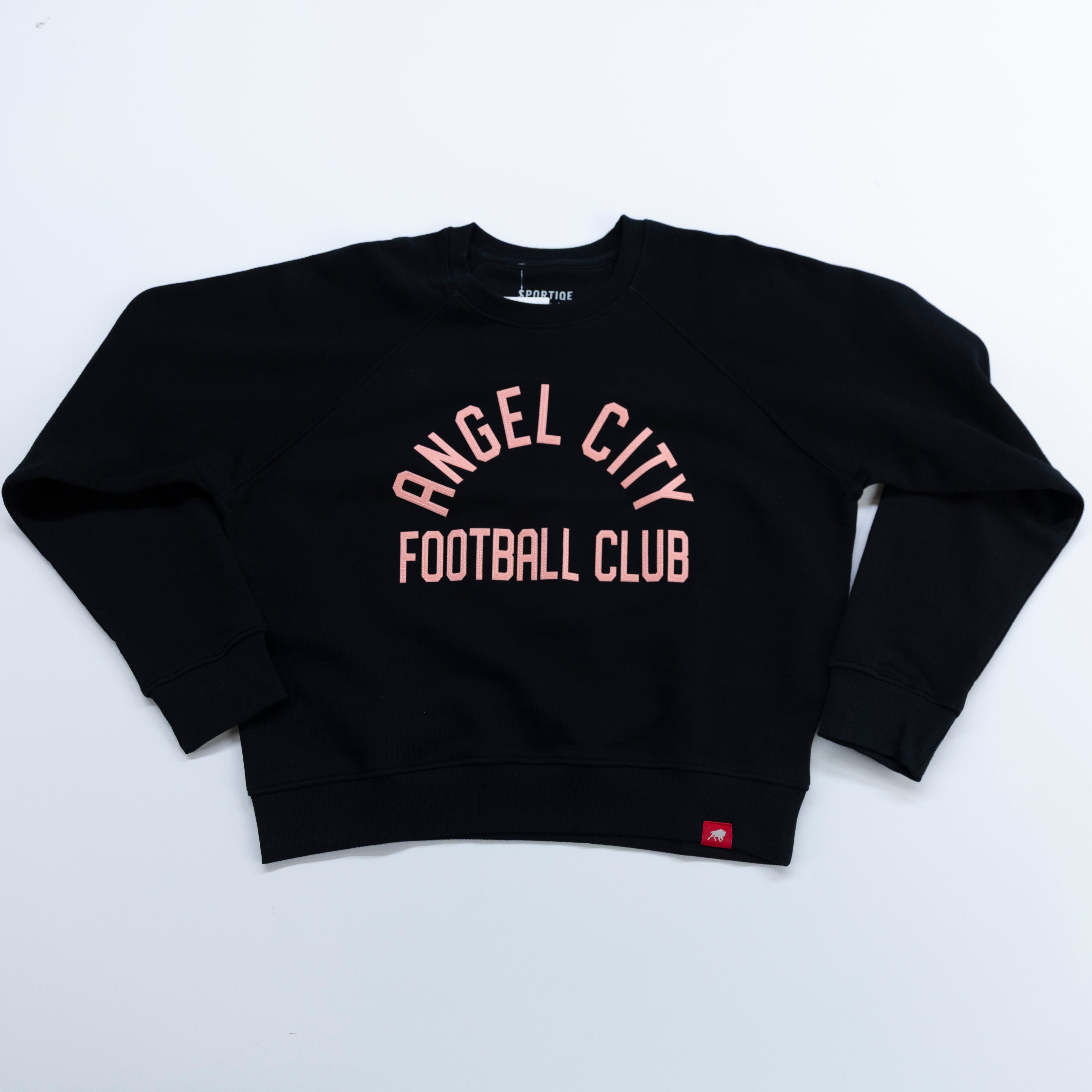 ACFC x Sportiqe Ashlyn Women's Black Crewneck