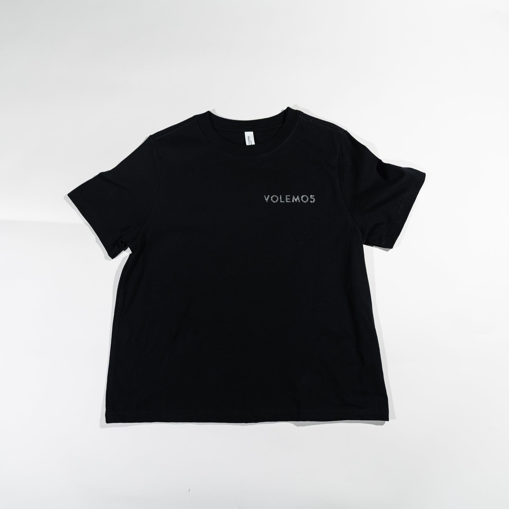 Angel City FC Women's Metallic Volemos Black Short-Sleeve T-Shirt