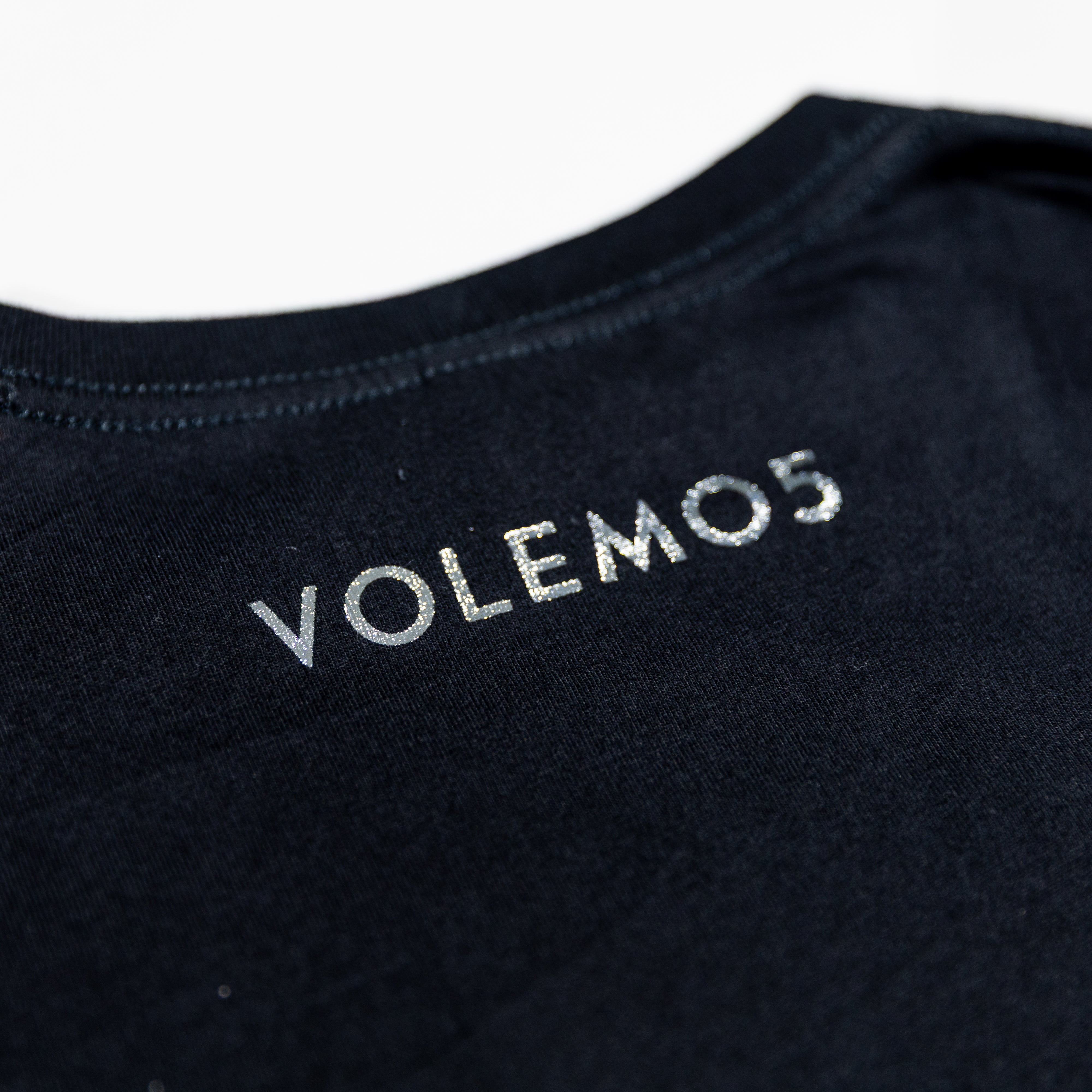 Angel City FC Unisex Metallic Crest Black Crewneck