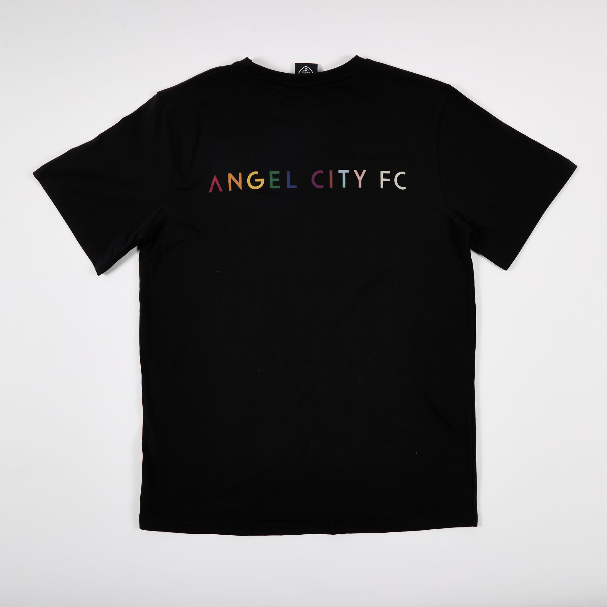 Angel City FC Unisex Pride Black Emblem Short Sleeve T-Shirt