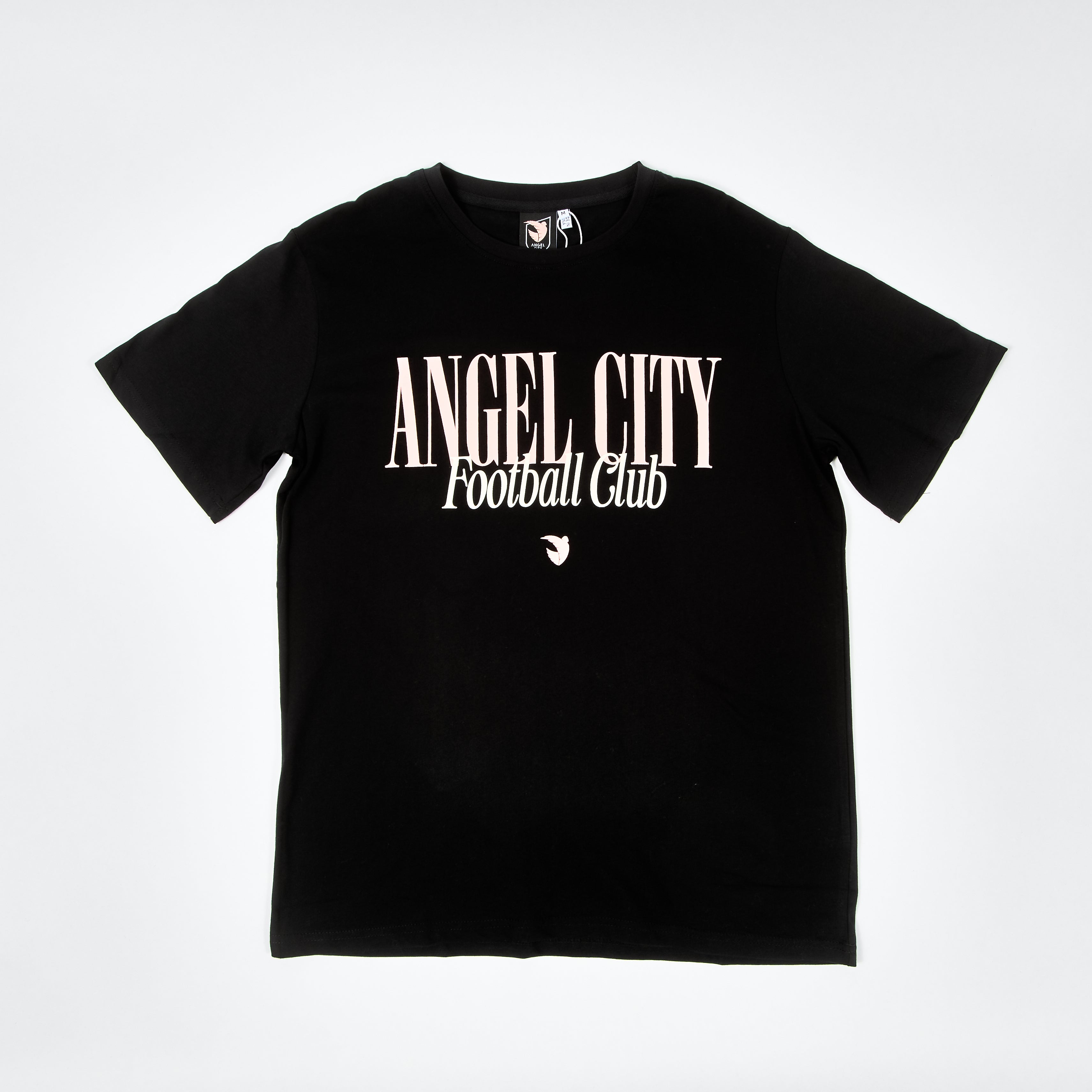 Angel City FC Unisex Relaxed Black Short-Sleeve T-Shirt