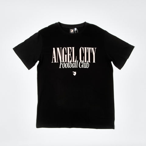 Angel City FC Unisex Relaxed Black Short-Sleeve T-Shirt