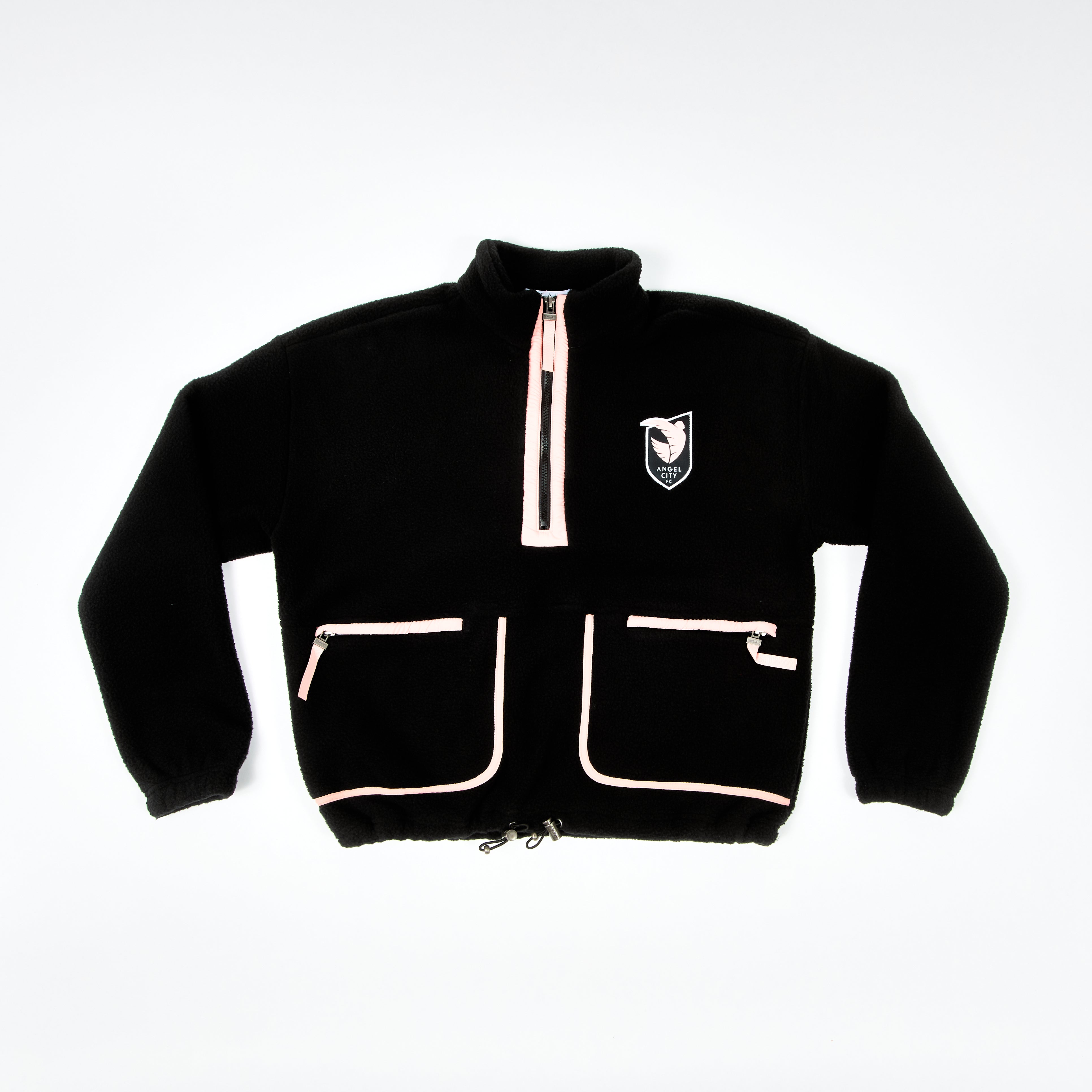 Angel City FC Women's Polar Fleece Quarter-Zip Sweater