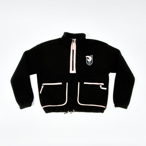 Angel City FC Women's Polar Fleece Quarter-Zip Sweater