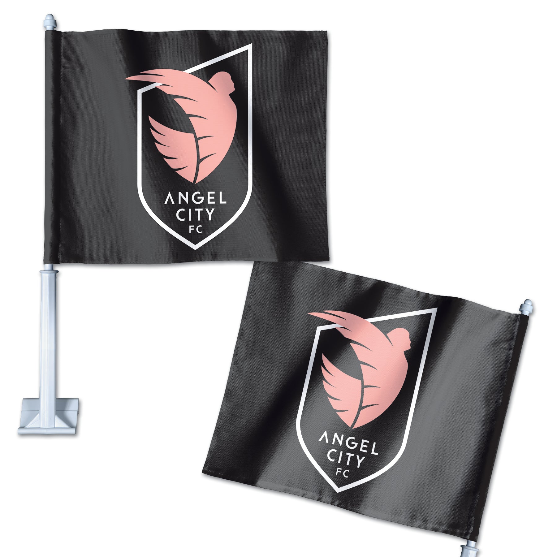 Angel City FC Crest Car Flag