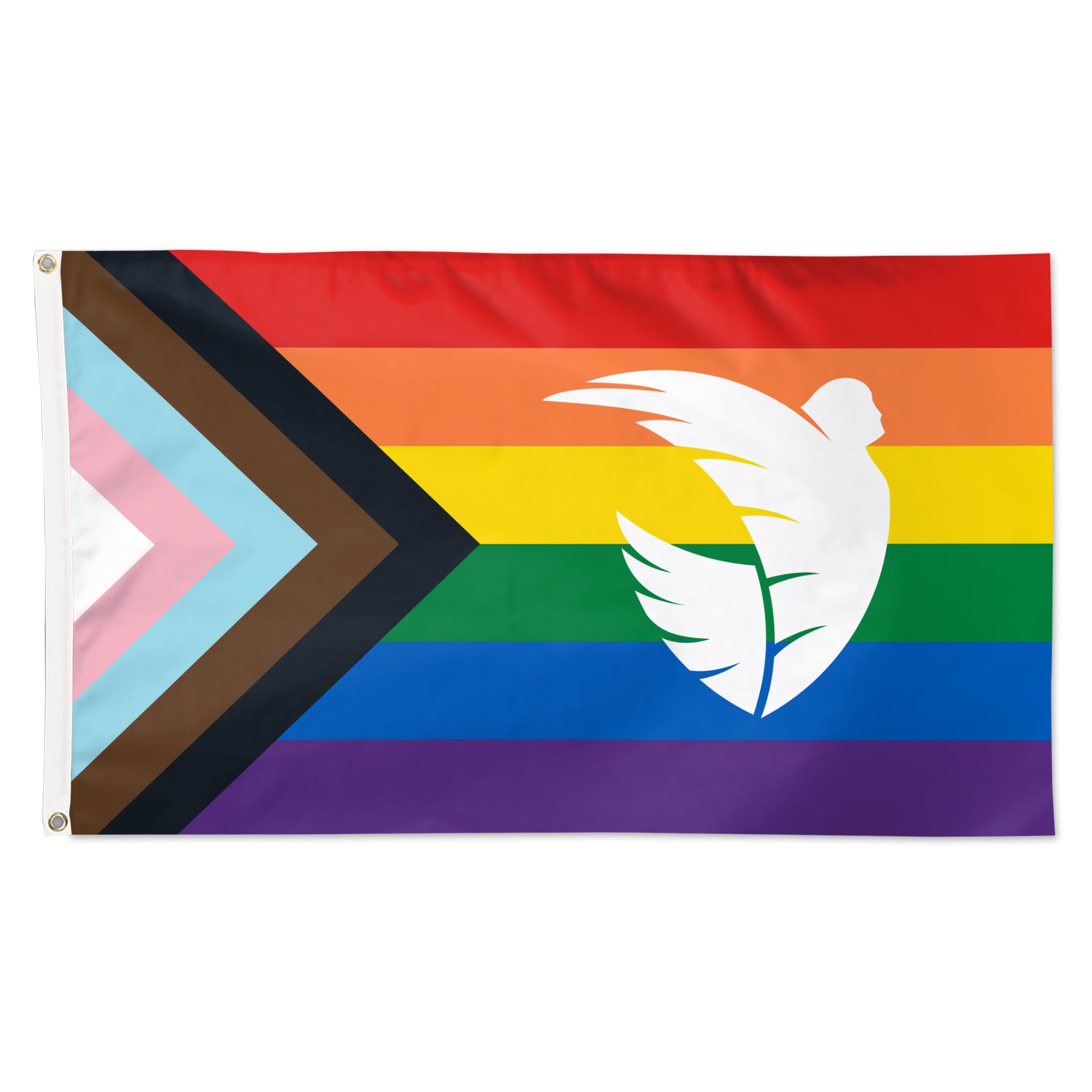 Angel City FC 3x5 Emblem Pride Flag