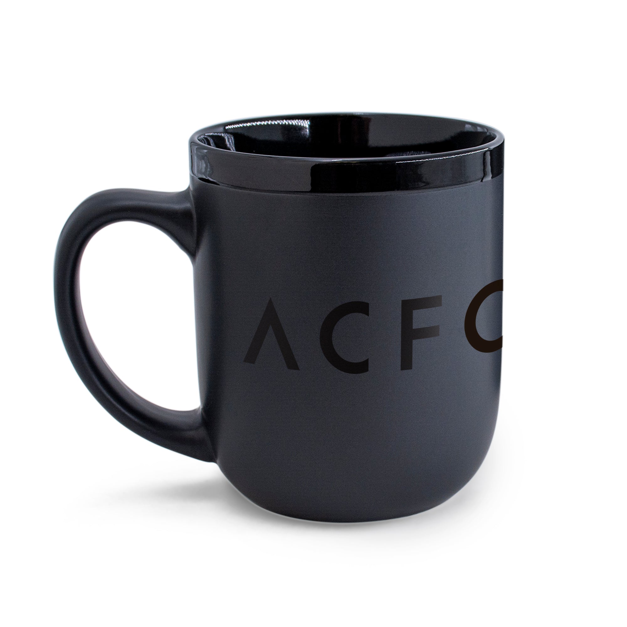 Angel City FC 17oz Matte Black Ceramic Mug