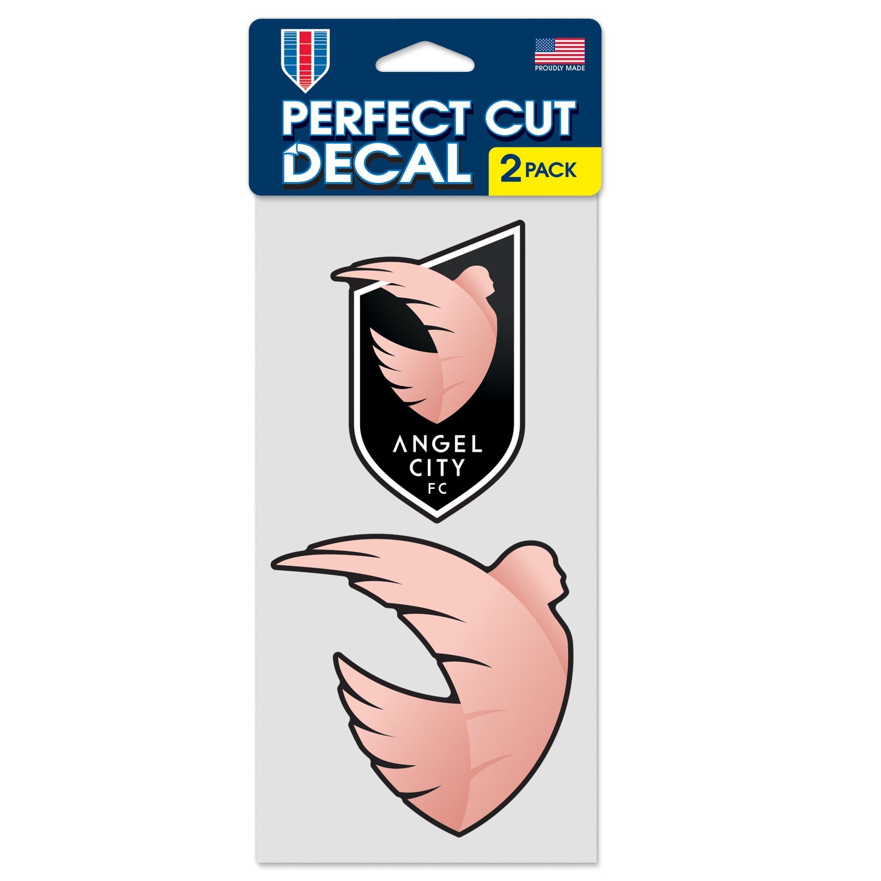 Angel City FC Crest and Emblem 2pk Decals