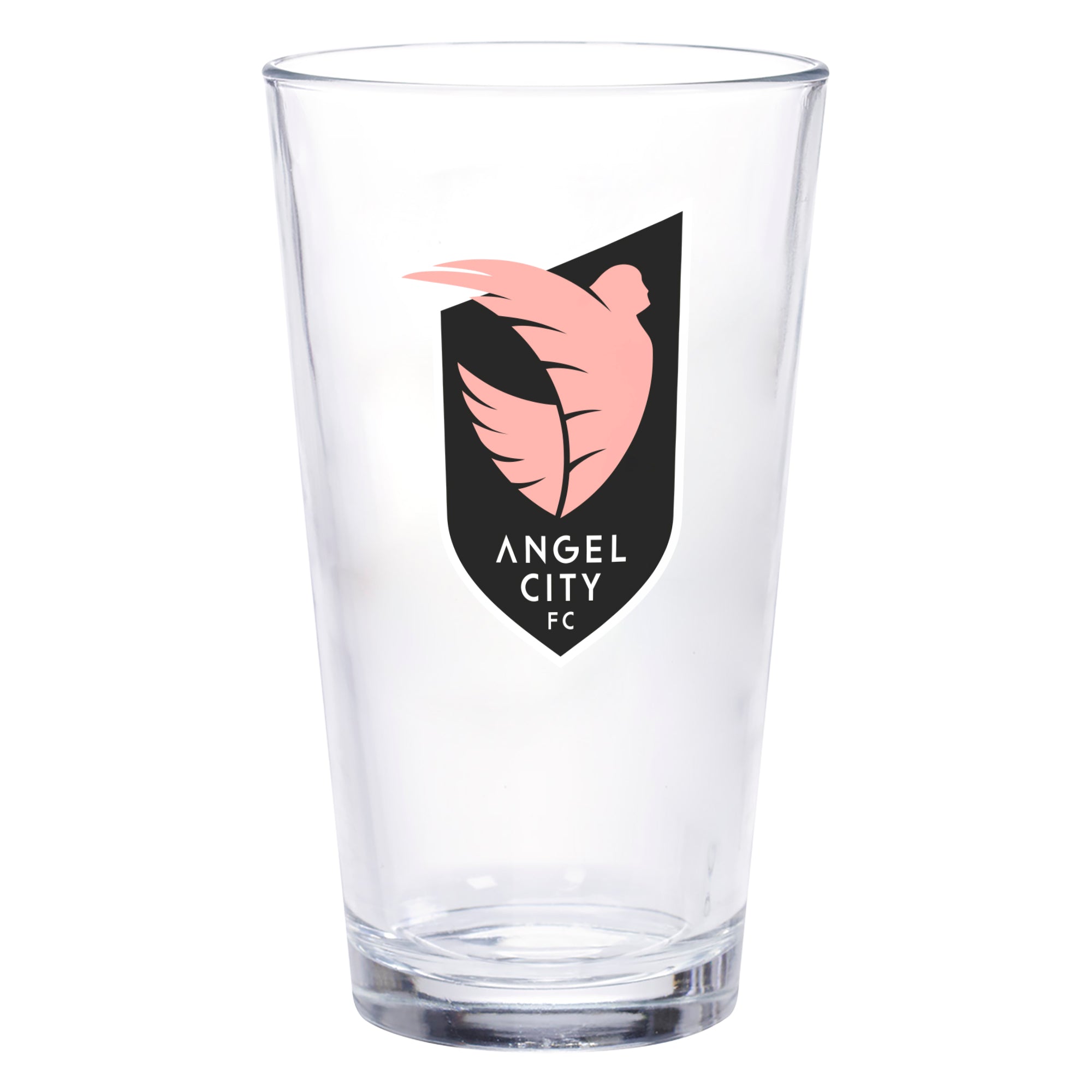 Angel City FC Crest 16oz Crest Pint Glass