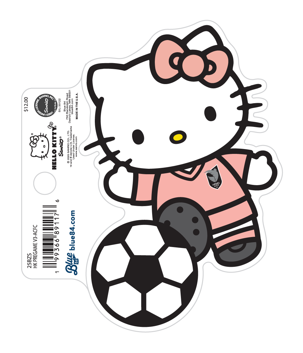 Angel City FC x Hello Kitty Decal