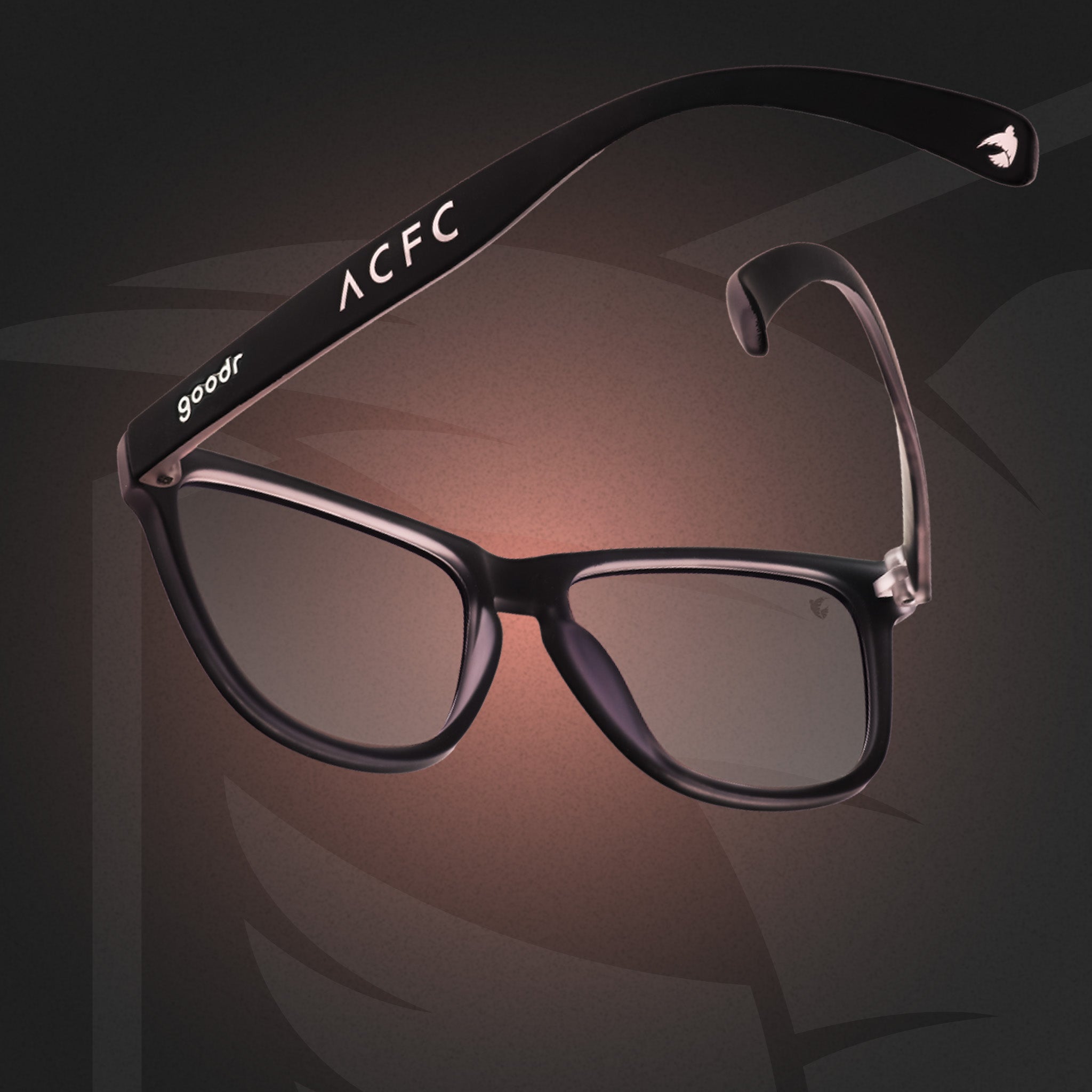 ACFC x goodr Volemos Black Sunglasses