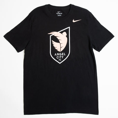 Angel City FC Nike Unisex Sol Rosa Crest Black Short Sleeve T-Shirt