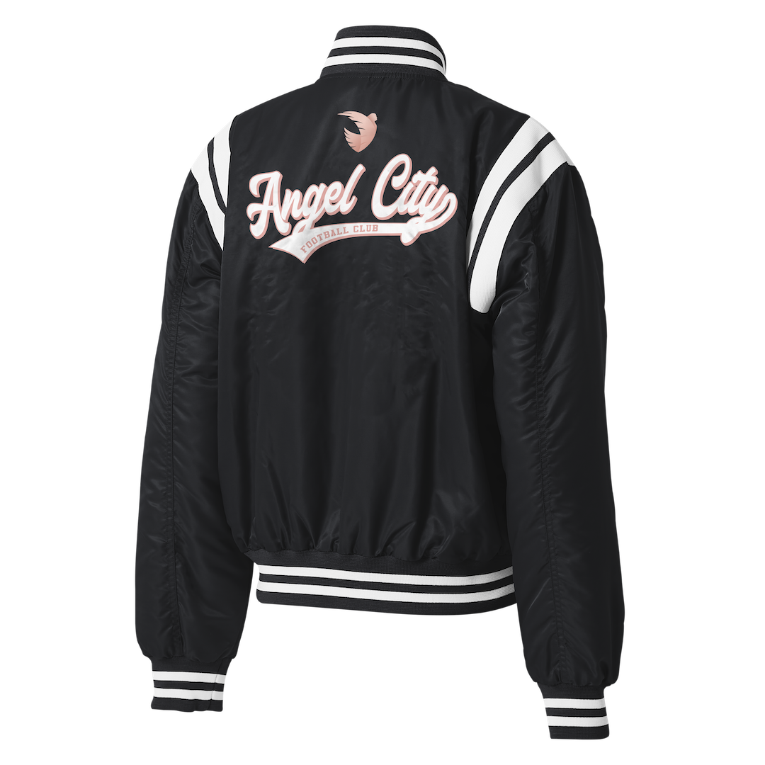 Angel City FC x WEAR by Erin Andrews Women's Varsity Bomber Jacket