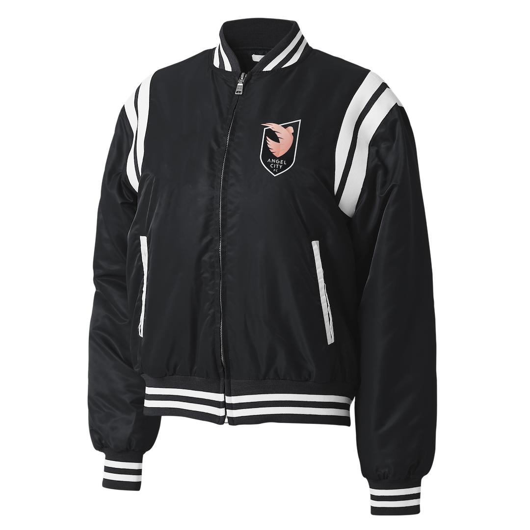 Angel City FC x WEAR by Erin Andrews Women's Varsity Bomber Jacket