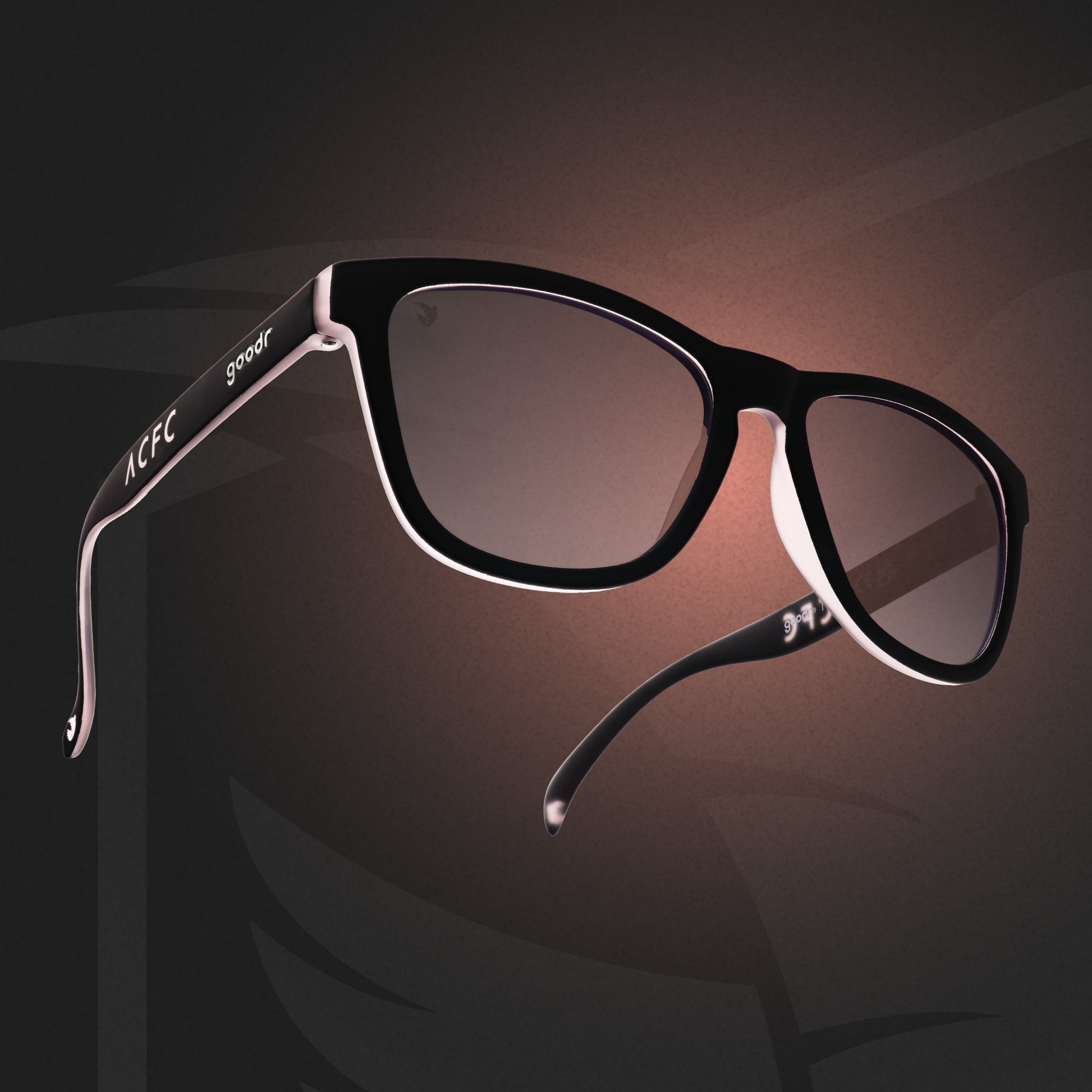 ACFC x goodr Volemos Black Sunglasses