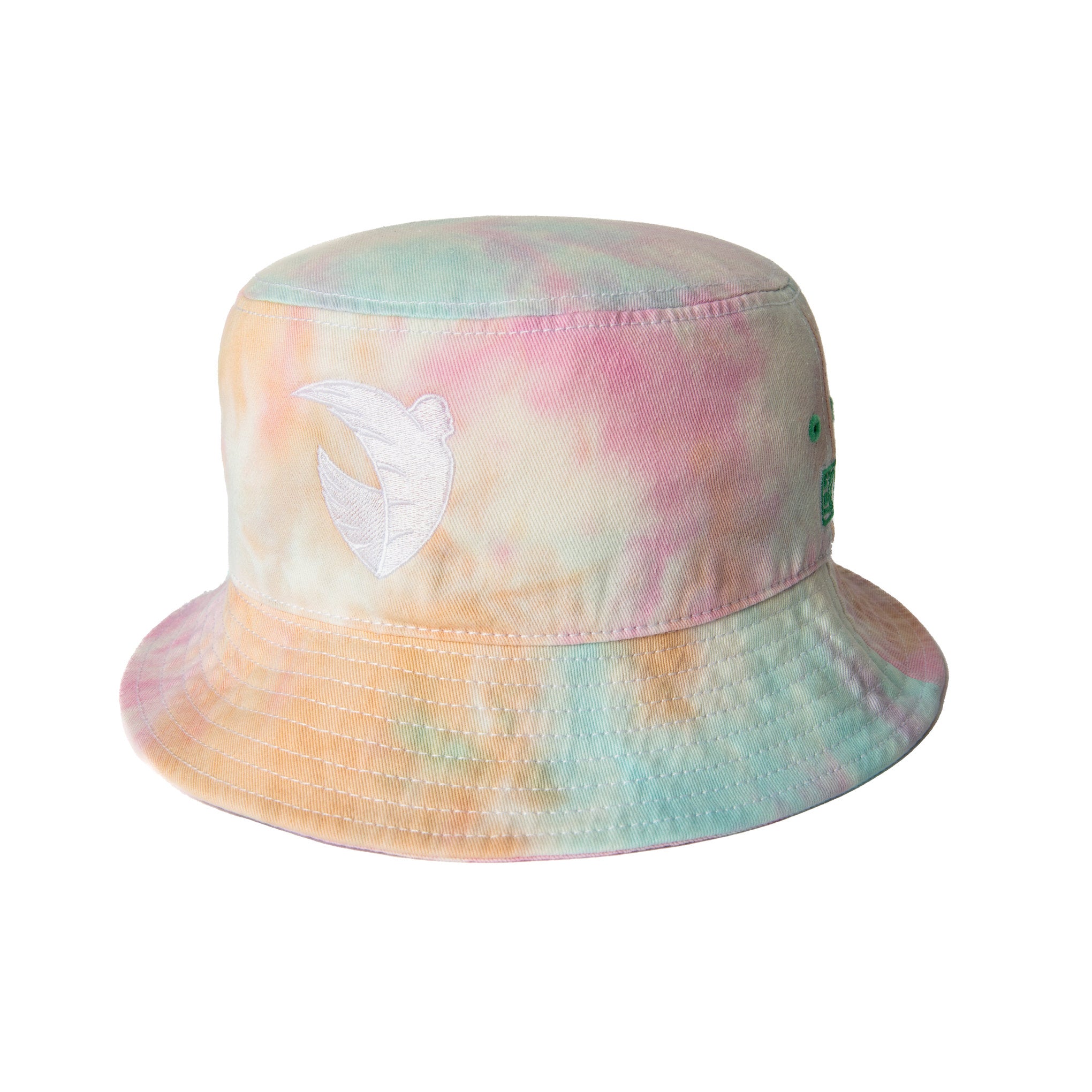 Angel City FC Pride 2023 Emblem Tie-Dye Bucket Hat