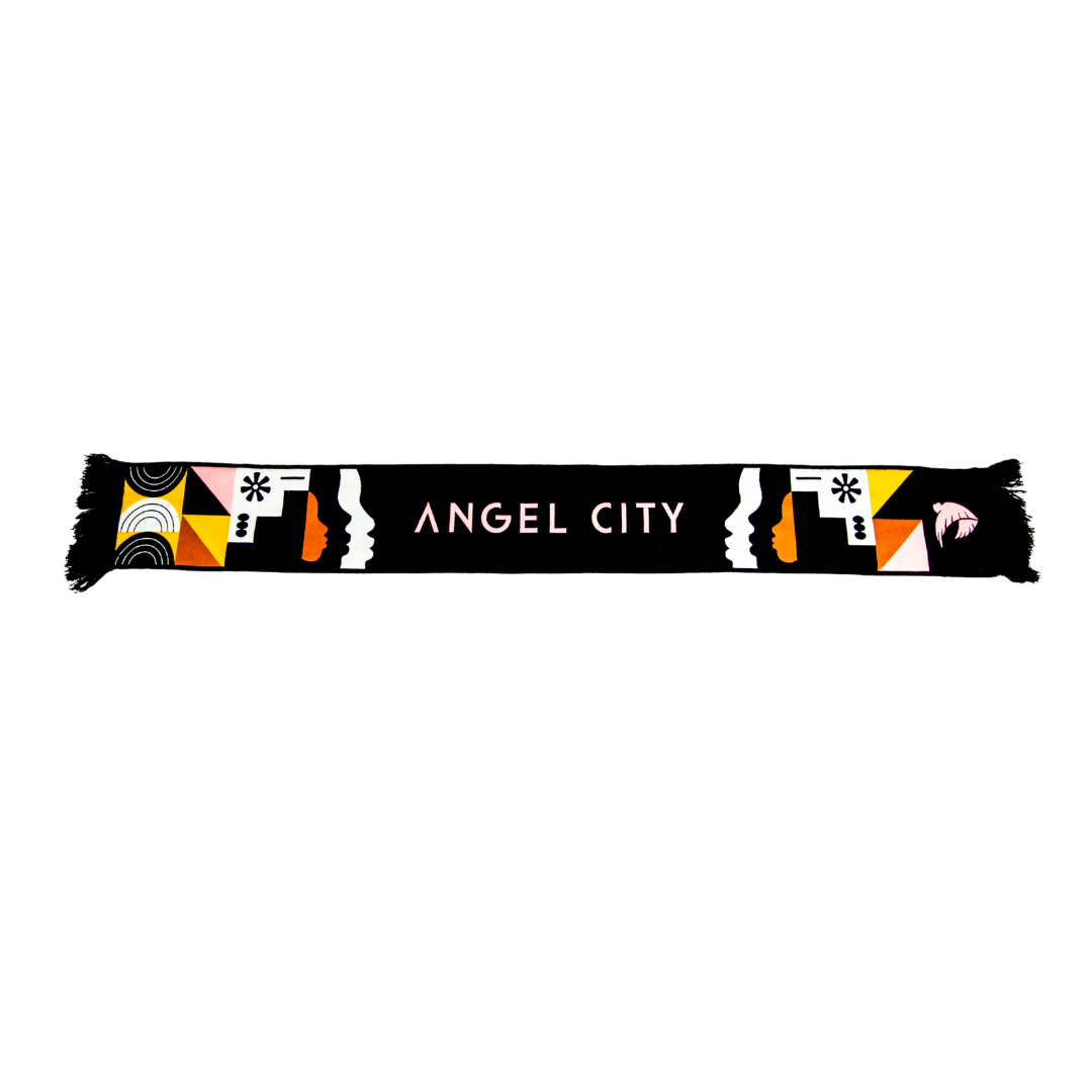 Angel City FC Black History and Futures Month 2024 HD Woven Scarf
