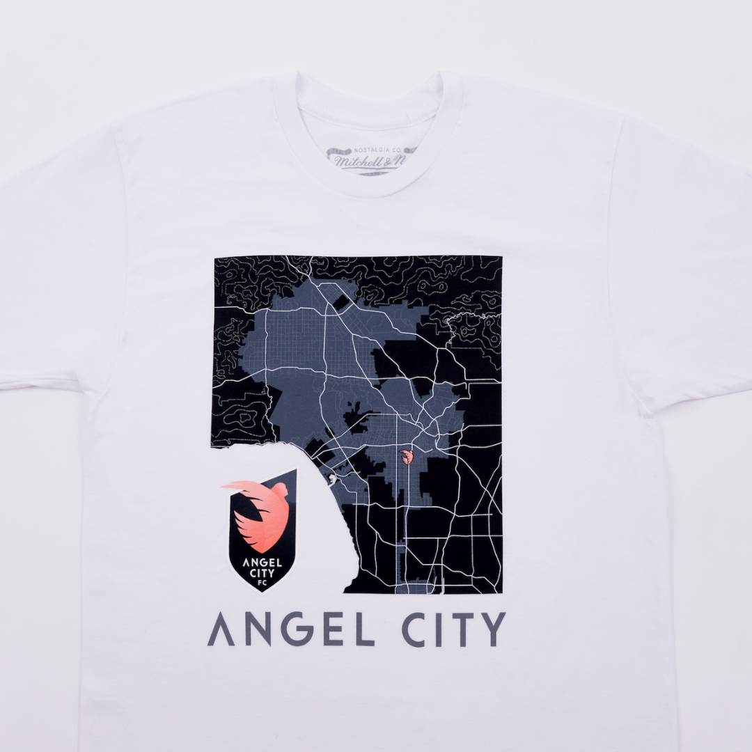 ACFC x Mitchell and Ness Unisex Traditional Map Short Sleeve T-Shirt