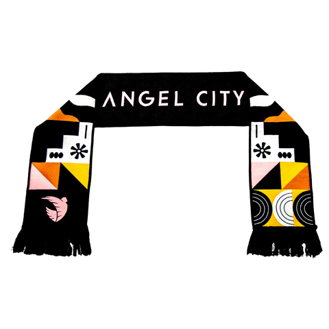 Angel City FC Black Joy 2024 HD Woven Scarf