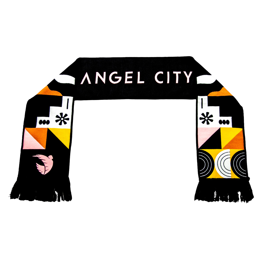 Angel City FC Black History and Futures Month 2024 HD Woven Scarf