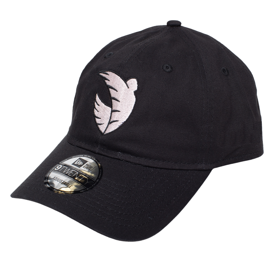 Angel City FC New Era 9Twenty Sol Rosa Emblem Black Dad Hat
