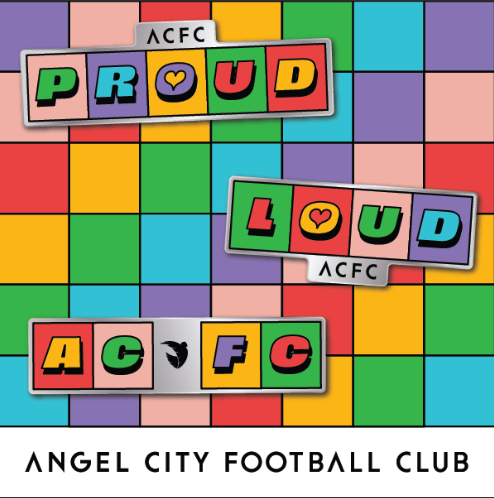 Angel City FC Pride 2024 3-Pack Pins