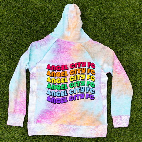 Angel City FC Pride 2023 Women's Tie-Dye Hoodie