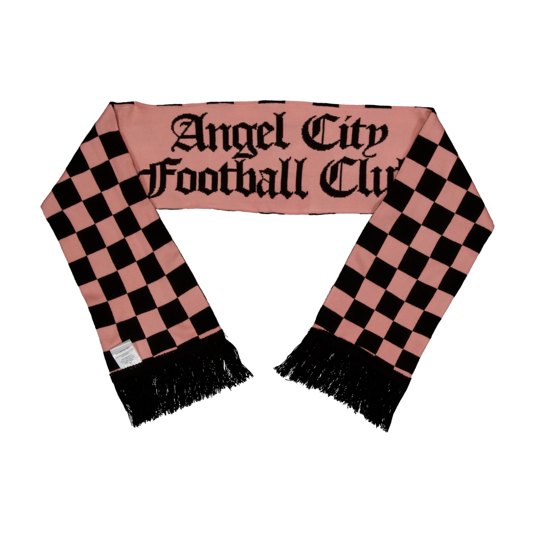 Angel City FC Sol Rosa Checkered Scarf
