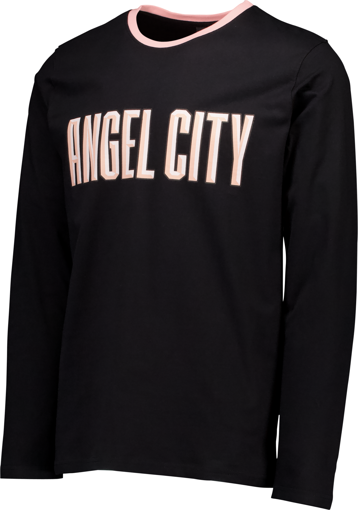 Angel City FC Unisex Black Relaxed Fit Long-Sleeve T-Shirt