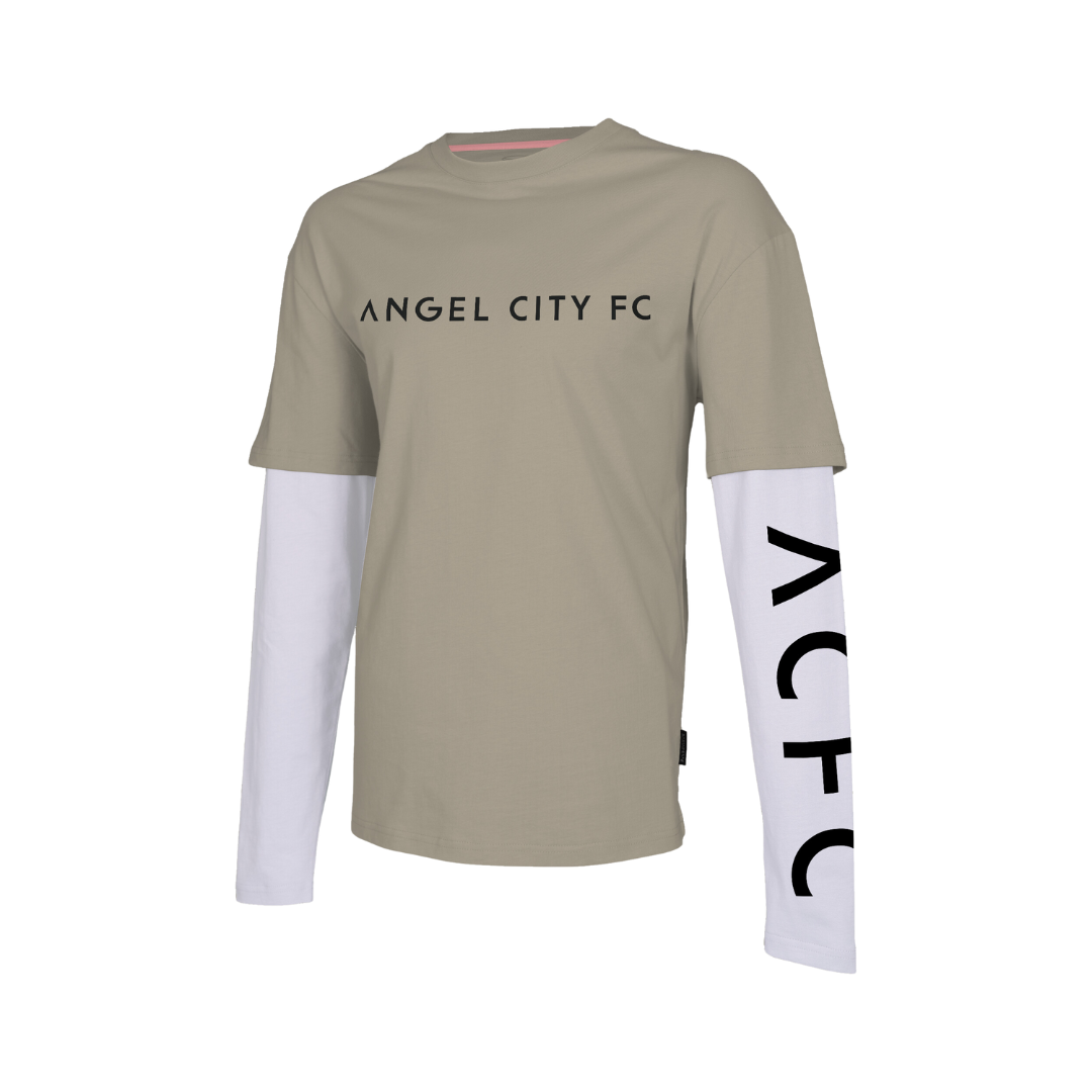 Angel City FC Unisex Status Long Sleeve Crest T-Shirt