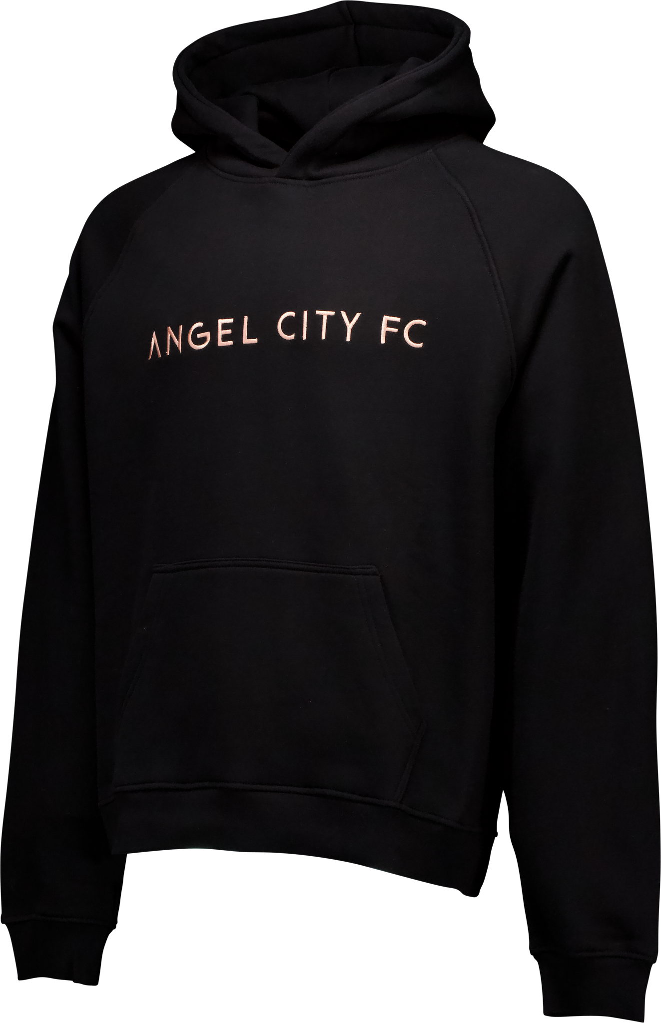 Angel City FC Unisex Wordmark Oversized Black Hoodie