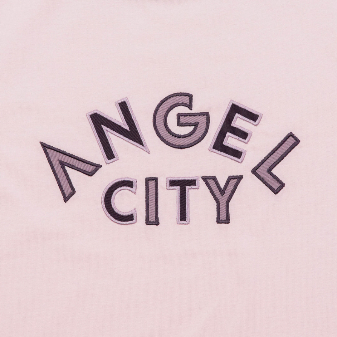Angel City FC Youth Sol Rosa Twill Short Sleeve T-Shirt