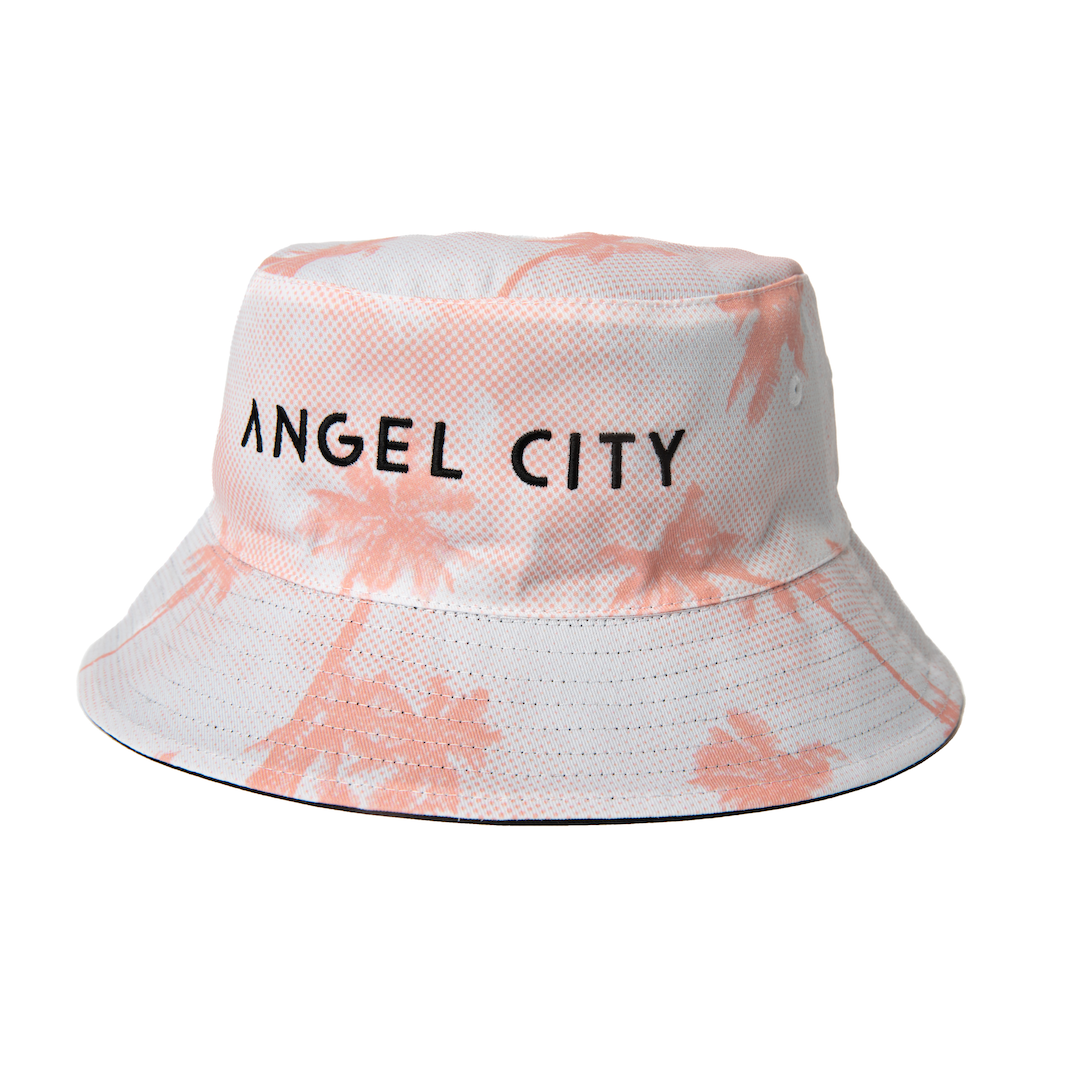 Angel City FC x Mitchell and Ness Reversible Palm Halftone Bucket Hat