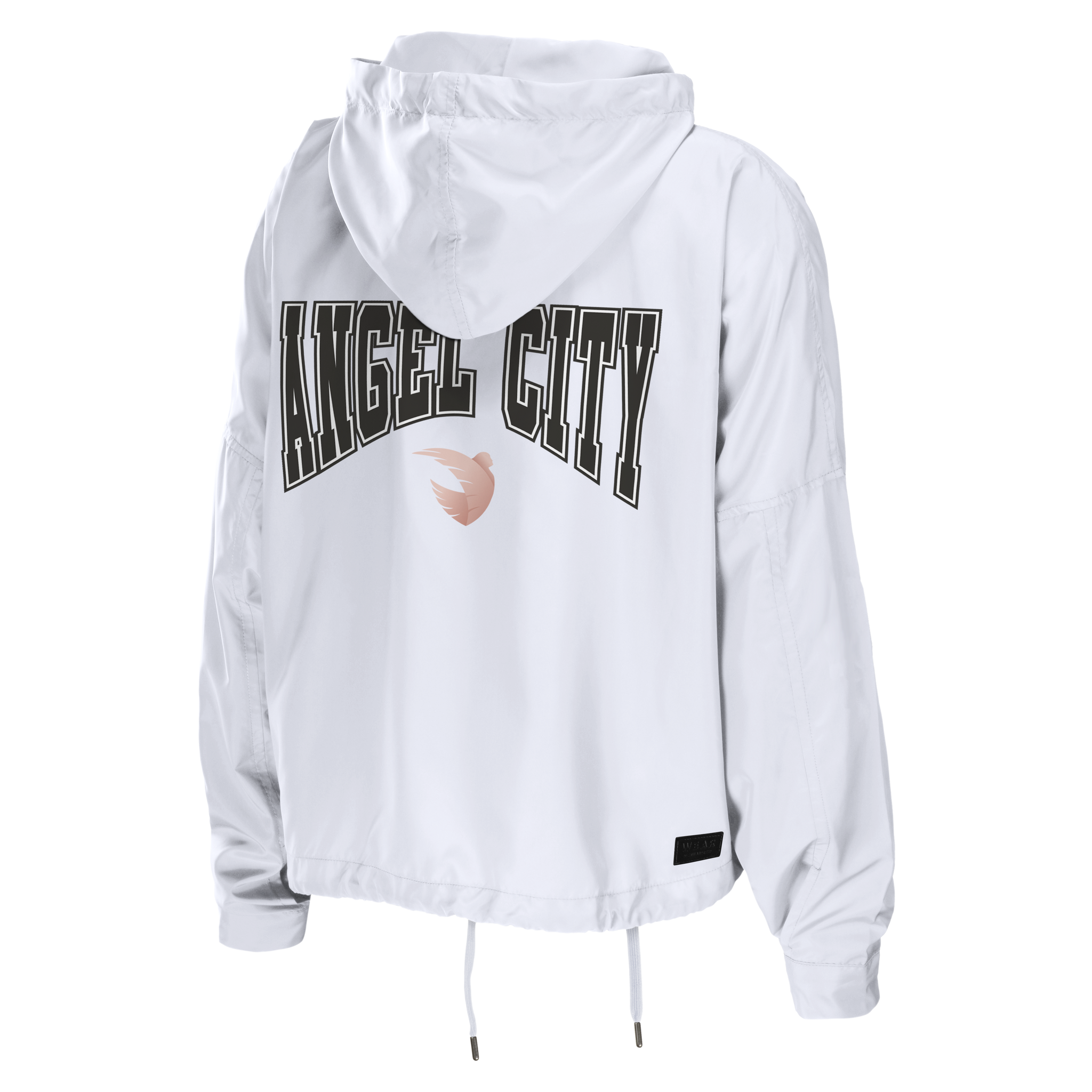 White champion shop windbreaker womens