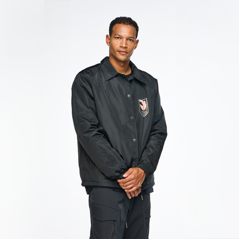 Angel City FC Unisex Crest Black Coach's Jacket