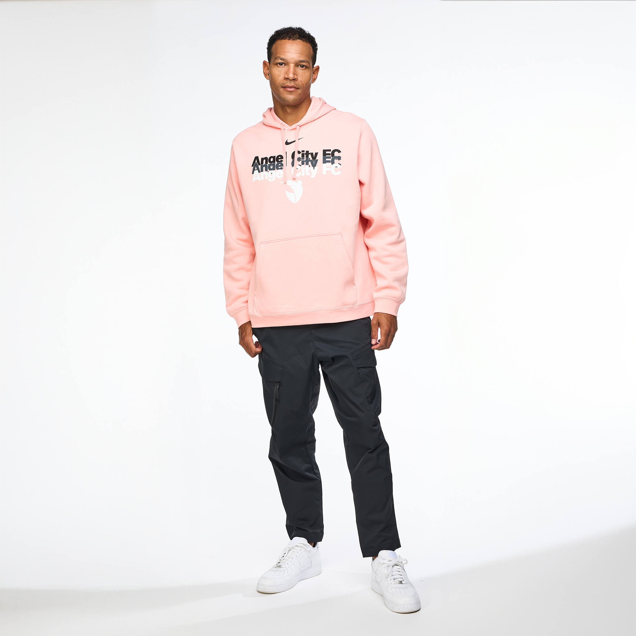 Angel City FC Nike Mens Sol Rosa Repeat Club Fleece Hoodie