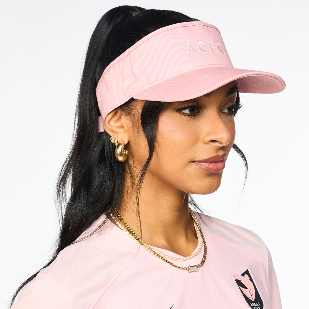 Angel City FC Unisex Wordmark Sol Rosa Visor