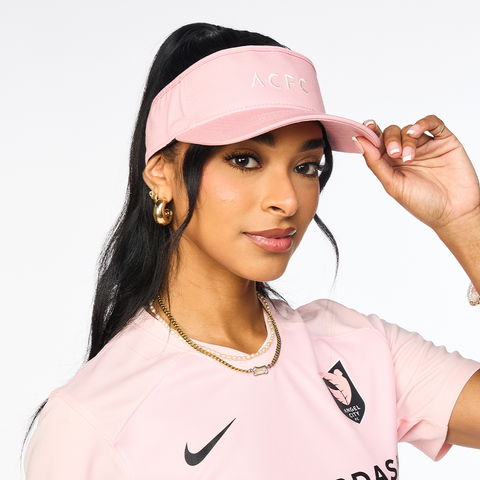 Angel City FC Unisex Wordmark Sol Rosa Visor