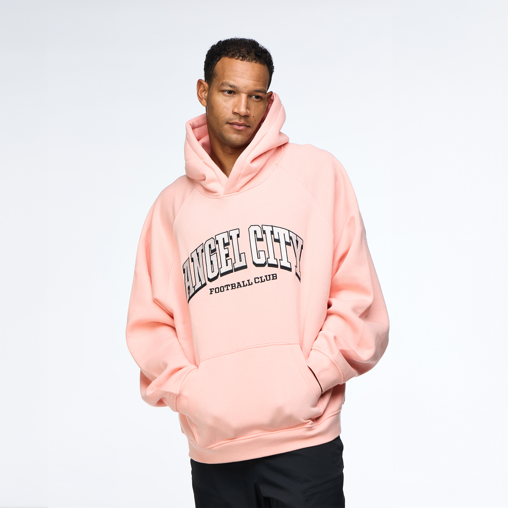 Angel City FC Unisex Varsity Oversized Sol Rosa Hoodie