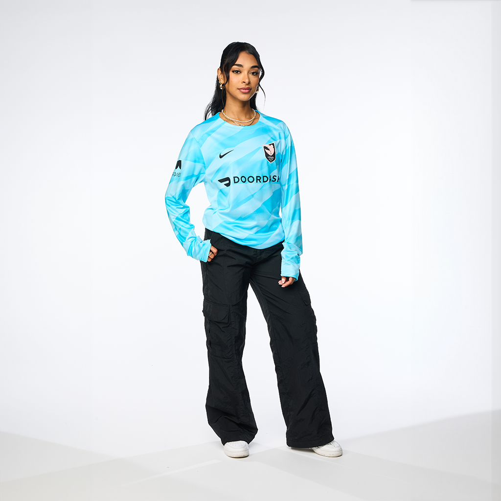 Angel City FC 2024 Nike Unisex Blue Long-Sleeve Goalkeeper Jersey