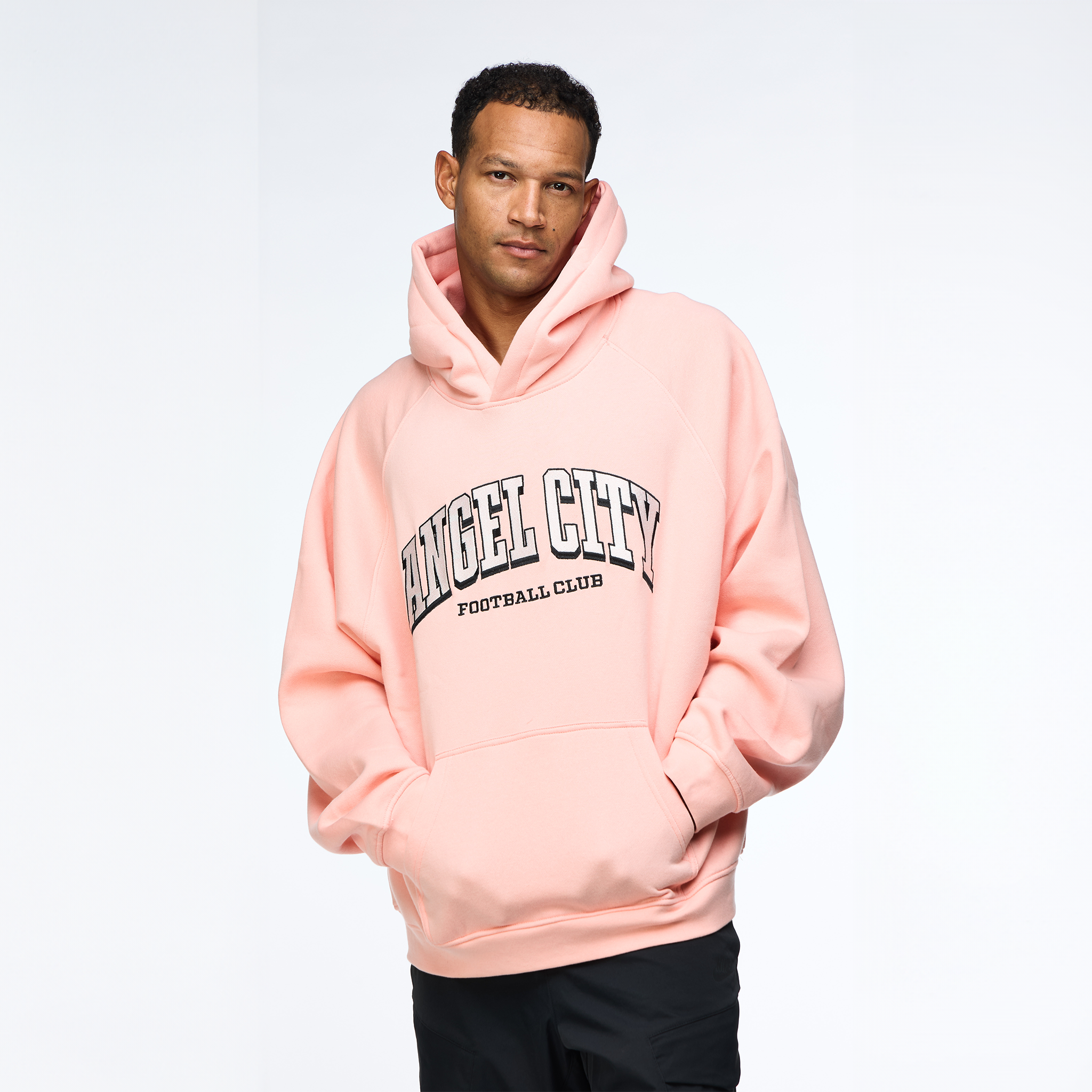 Angel City FC Unisex Varsity Oversized Sol Rosa Hoodie