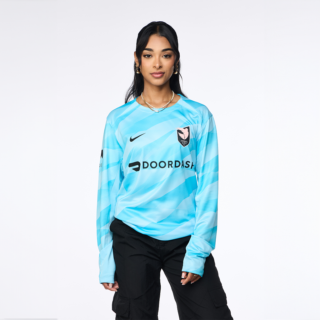 Angel City FC 2024 Nike Unisex Blue Long-Sleeve Goalkeeper Jersey
