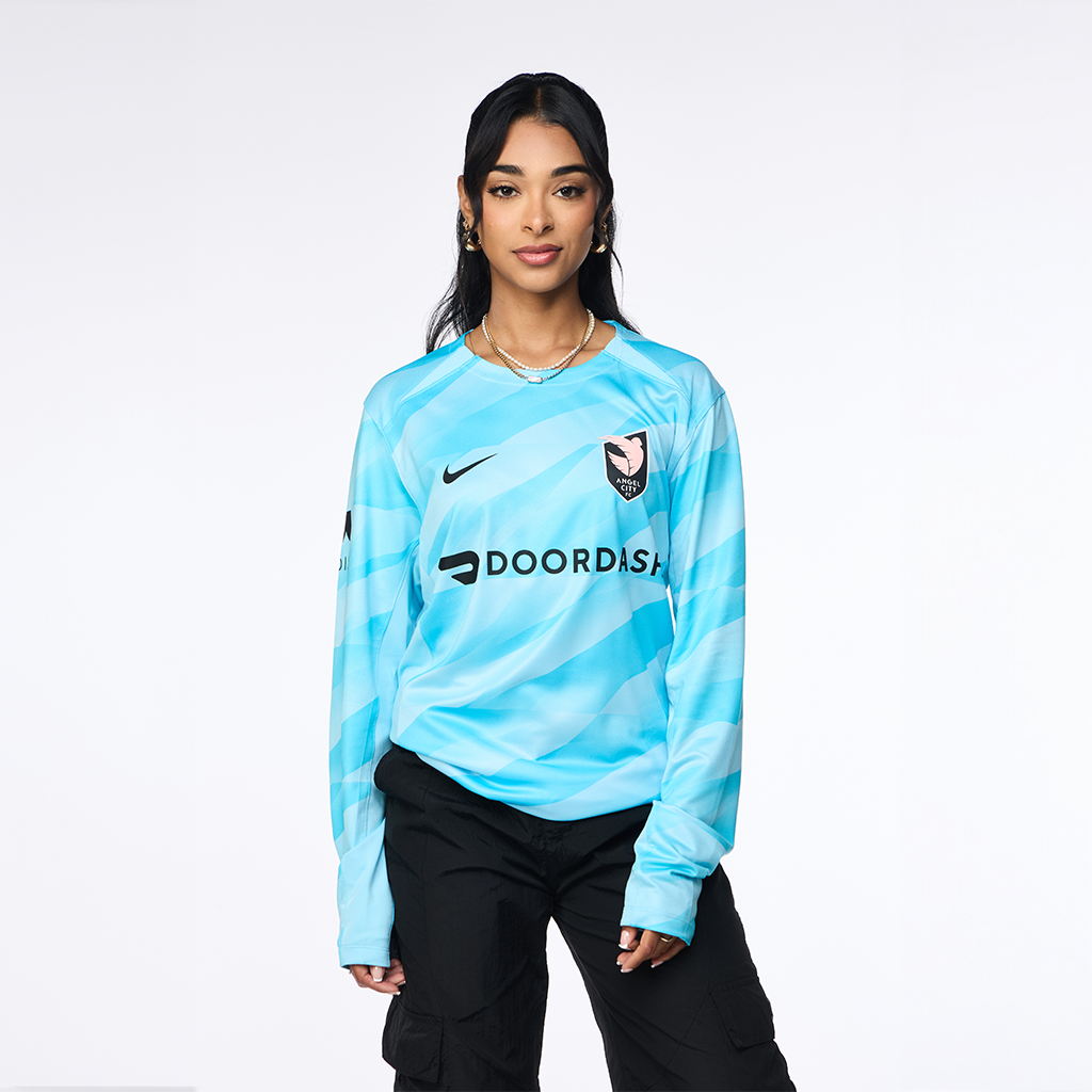 Angel City FC Nike 2024 Unisex Blue Long-Sleeve Goalkeeper Jersey