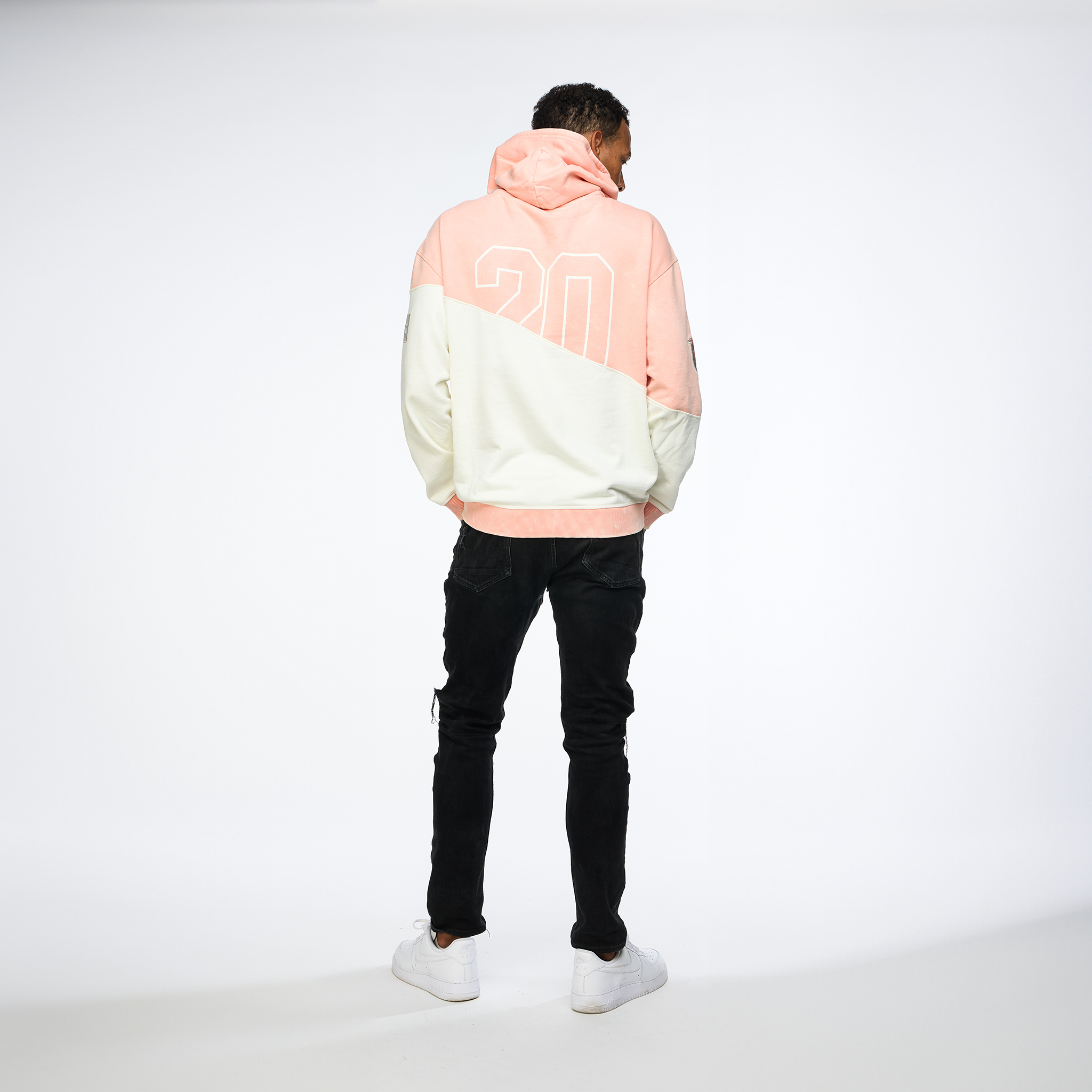 Sudadera con capucha unisex vintage Sol Rosa de Angel City FC x Wild Collective