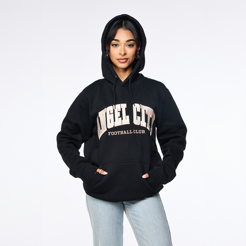 Angel City FC Unisex Varsity Black Hoodie