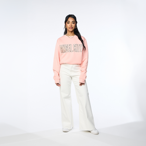 Angel City FC Unisex Sol Rosa Embroidered Crewneck Sweater