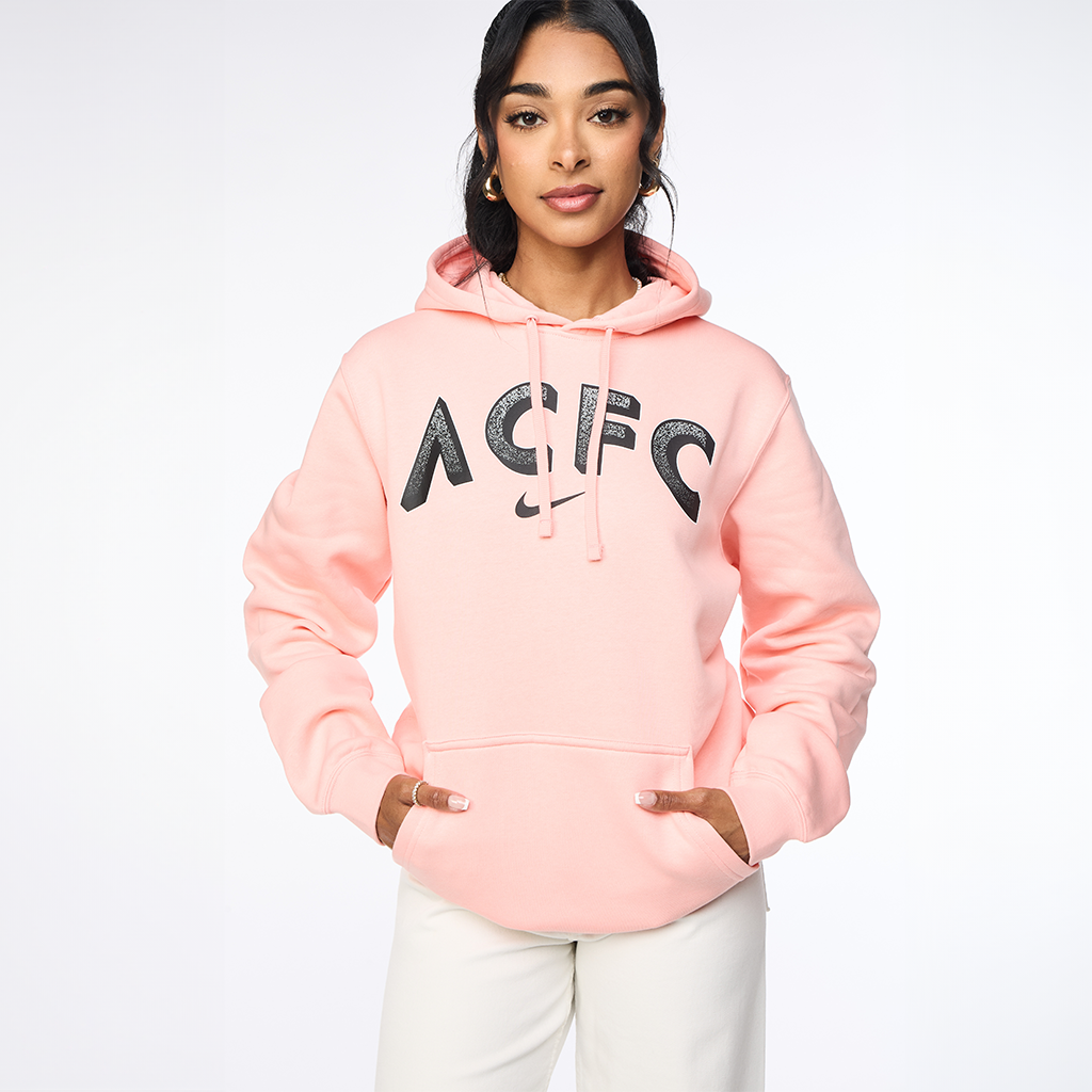 Angel City FC Nike Mens Sol Rosa ACFC Club Fleece Hoodie