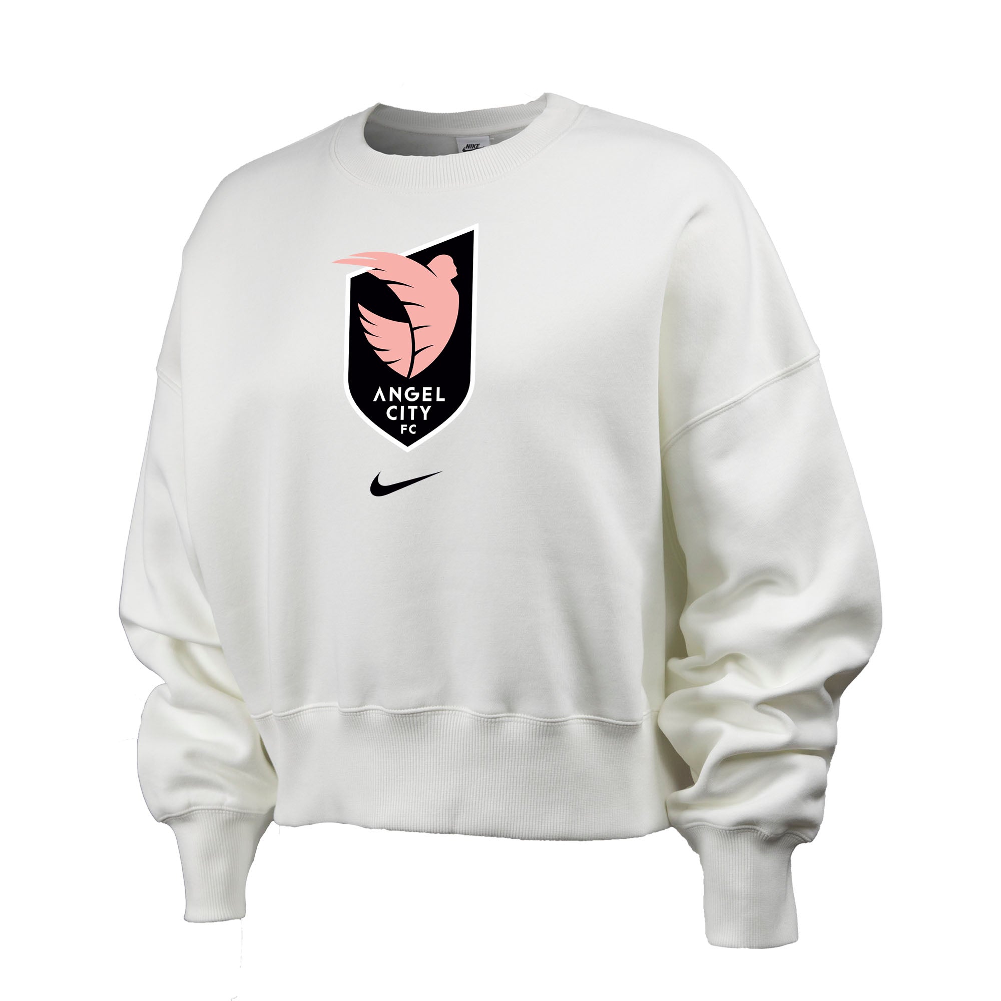 Angel City FC Nike Unisex ACFC Wordmark White Club Fleece Hoodie